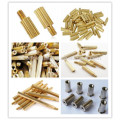 Brass standoff bolts round knurling standoff bolts