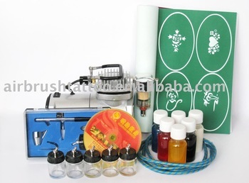 airbrush temporary tattoo set