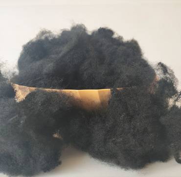 Black Polyester staple fiber