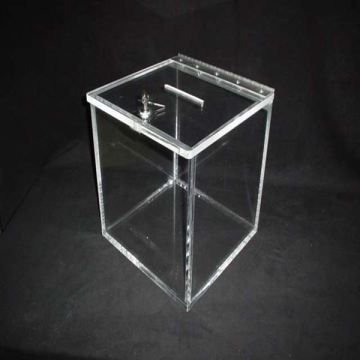 clear acrylic donation box,transparent donation holder