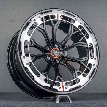 Bku Racing Forged 3 Piece Wheels 5x114.3 for Ferrari 458 488 California F8 - 19 to 22 Inch Staggered Rims