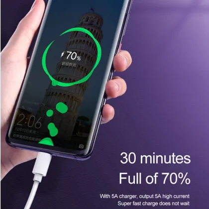 5A Super Fast Charging Cable for Huawei Type C and Android Phones