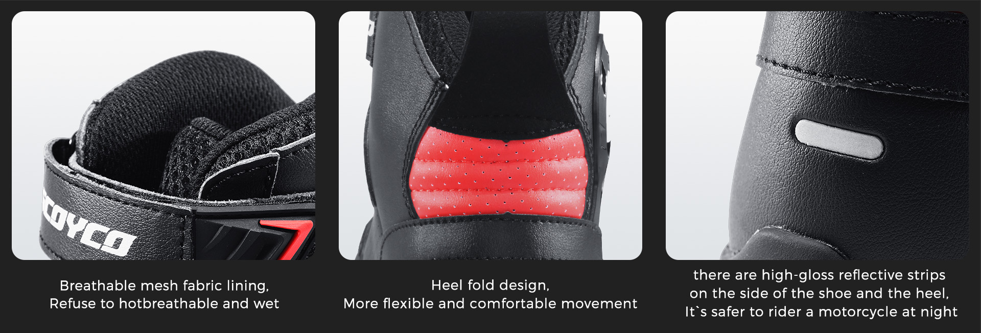 street motorcycle shoes