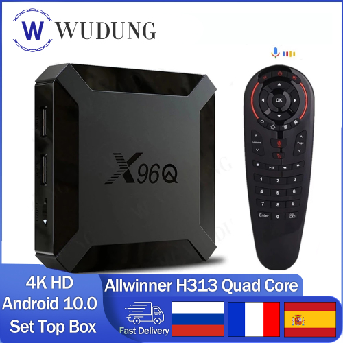 X96Q Tv Box Android 10.0 Allwinner H313 Quad Core 2Gb 16Gb Set Top Box 4K 2.4G Wifi High Quality Media Player PK X96 Mini