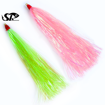 FLASH SHINER LEAD HEAD JIG MYLAR TEASER TAIL BAITS