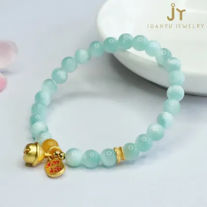 Energy Stone Bracelets: Precious Crystal Beads, Larimar, Amber, and Beeswax Designs