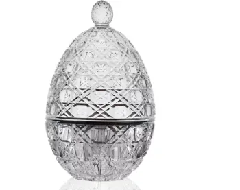 Luxury Dinosaur Egg Shape Stripe Dinnerware Storage Box