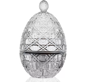 Luxury Dinosaur Egg Shape Stripe Dinnerware Storage Box