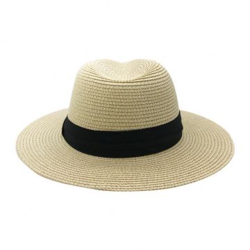 Wholesale Summer Outdoor Natural Straw Wide Brim Hats