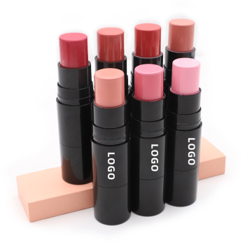 OCHAIN OEM Custom Private Label Vegan Lip Cheek Eye Creamy Blusher Highlighter Makeup Cream Blush Stick