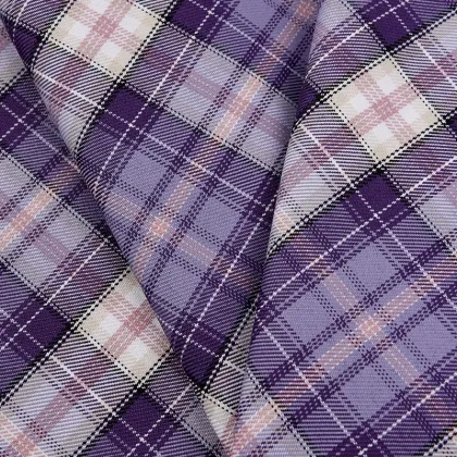 Wholesale JK Lattice Pleated Skirt - Spring/Summer College Uniform Plaid Fabric