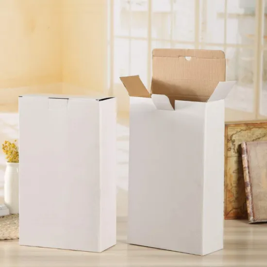 custom white carton box