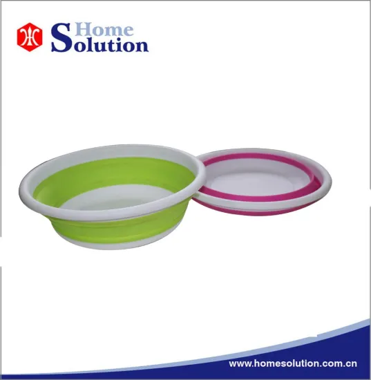 foldable silicone kitchen washbasin large plastic wash basin