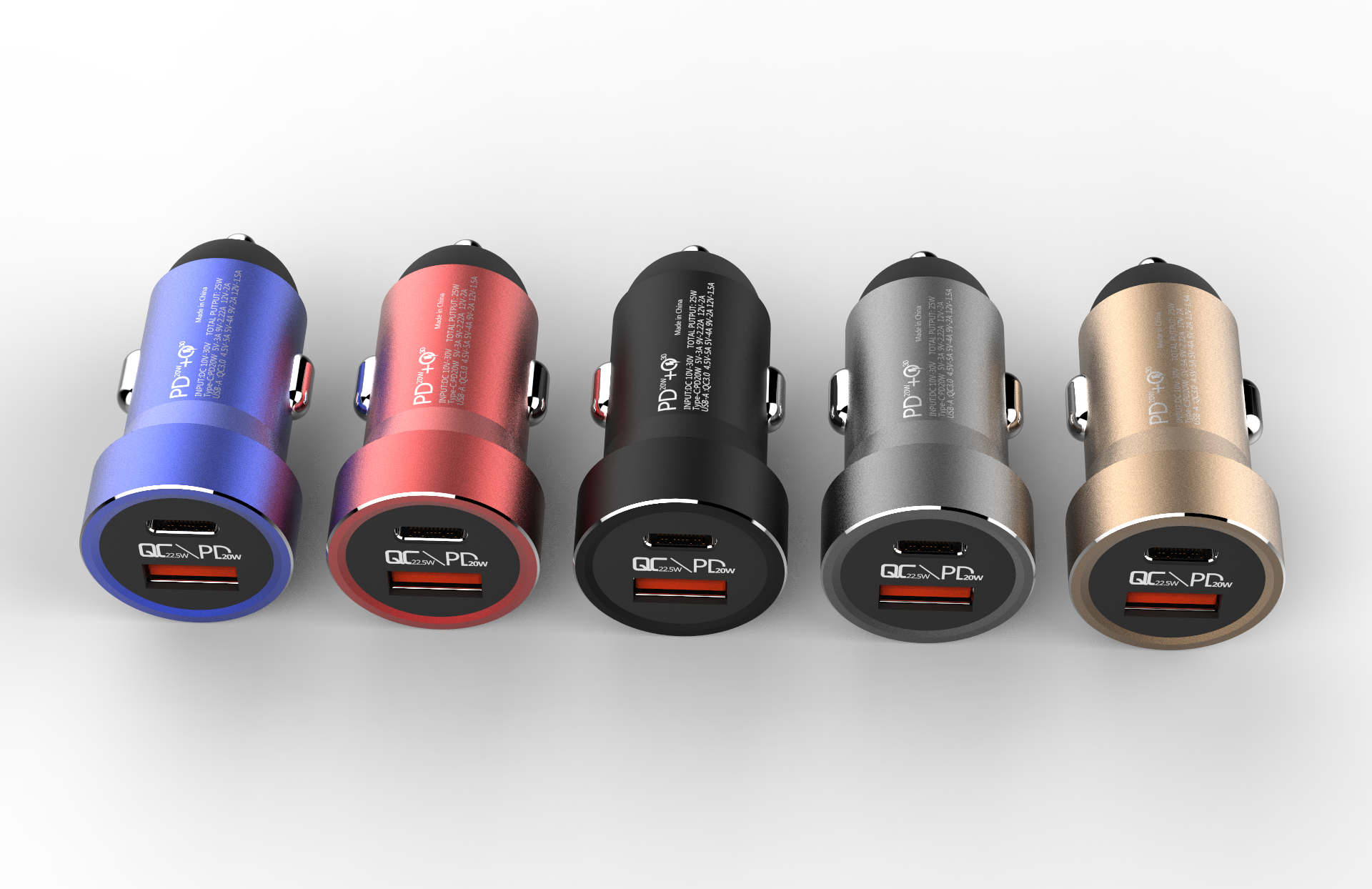 PD 20W QC3.0 Car Charger 1