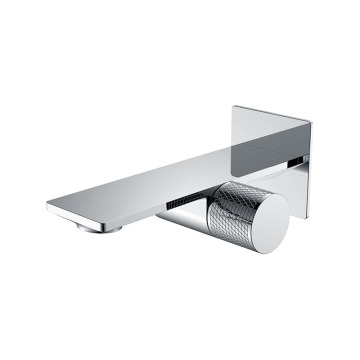 Robinets d&#39;évier de sperme pivotant chromé de haute qualité Chrome Robinet dissimulé le robinet de salle de bain mural mélangeur de bassin de bain