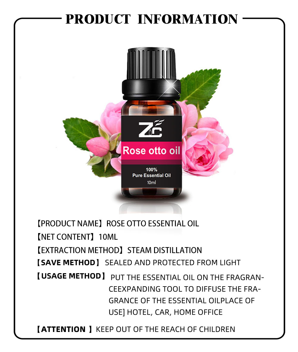 Pure Natueal Rose otto Essential Oil for Relaxation Skin Use