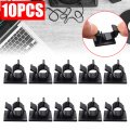 10pcs Cable Clips Adhesive Cord Management Wire Fixing Clamp Clip Desk Wire Clip Holder USB Cord Clip Organizer Clamp Fasteners