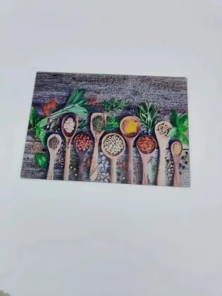 Tempered glass cutting chopping board