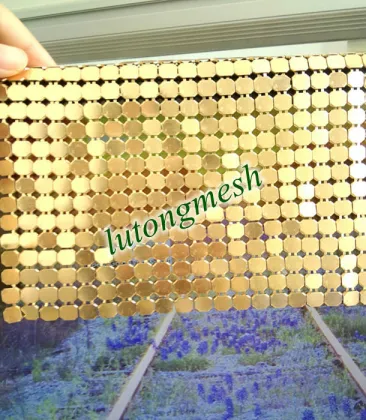 Metallic sequin cloth/Metallic fabric curtain