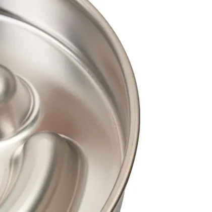 Stainless Steel Anti-Choking Slow Food Bowl for Pets