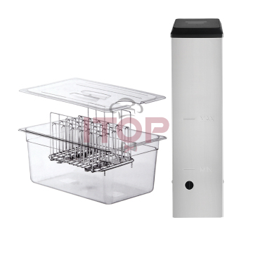 50% Off Stainless Steel Sous Vide Rack with Plastic Container - 11L Polycarbonate Sous Vide Accessory
