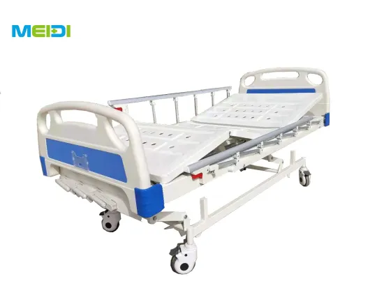 Manual 3 function hospital bed for patient care