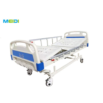 Three Function Manual Crank Nursing Medical Bed
