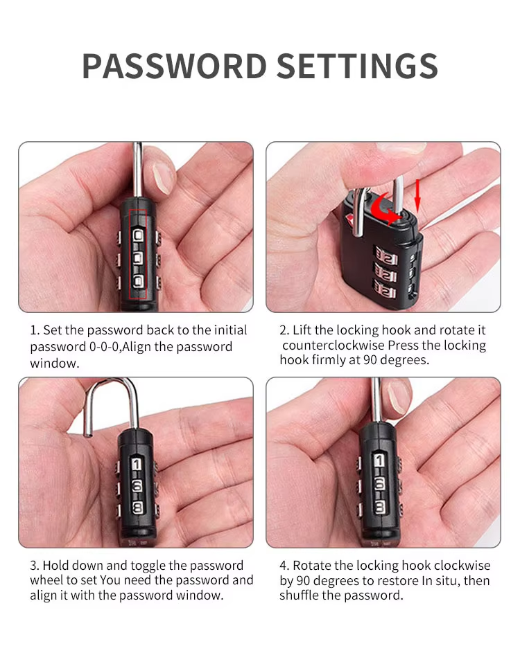 4 tsa Padlock