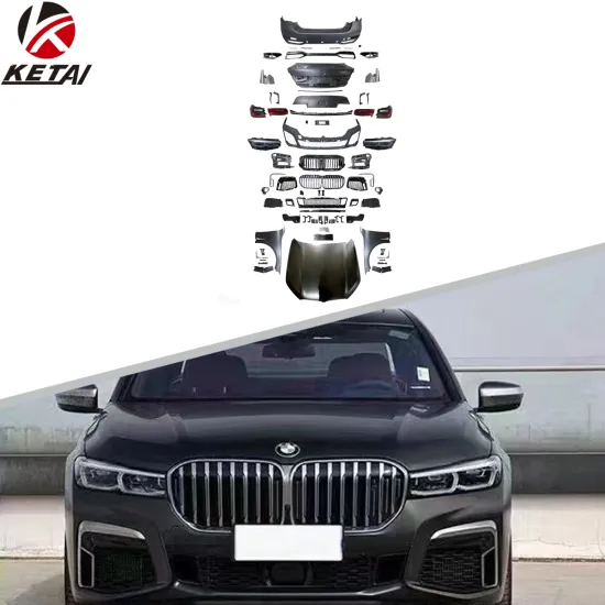 BMW 7 Series F02 2008-2014 Car Body Kit - Upgrade to 2021 M760 Bumper Hood Kit