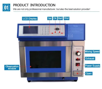 YUHUA High Power Microwave Oven Pyrolysis Reactor