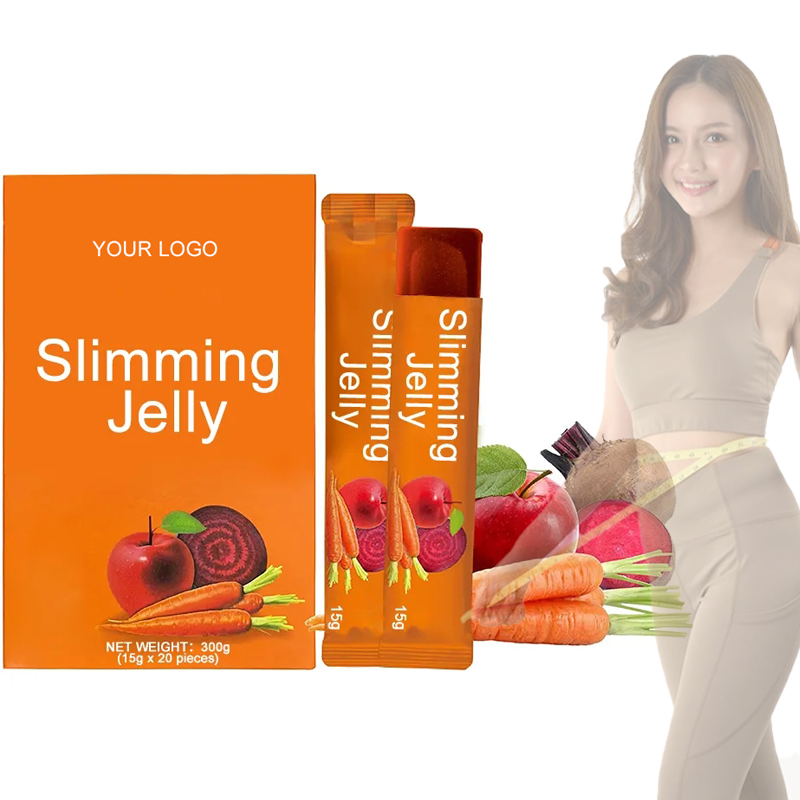 OEM/ODM Natural Flavor Fruit Fiber Fat Loss Probiotic Detox Enzyme Jelly Weight Loss Slimming Jelly