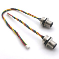 Simple Wire Harness With Amphenol M12 4P Plug