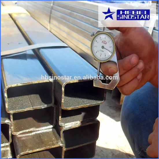 Q195 Q235 Hot Rolled Rectangular Steel Pipe