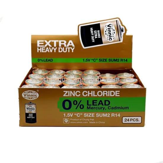 R14P C size Zinc Chloride Dry battery 0% Lead Gas furnace use