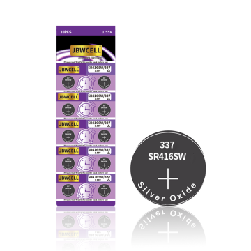 SR416SW perak oksida baterai non-rechargeable 4.8mm 1.55V 337