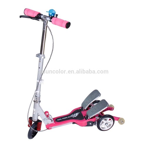 good quality childs' dual pedal scooter for wholesale with led and music