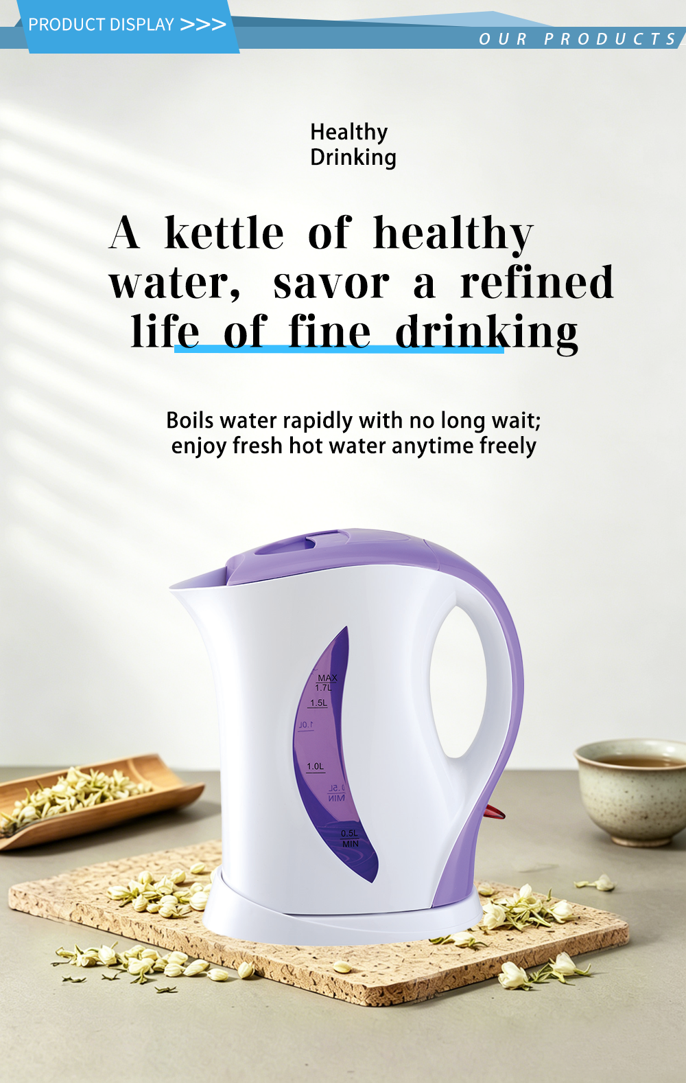 304 stainless steel kettle FK-0902 1