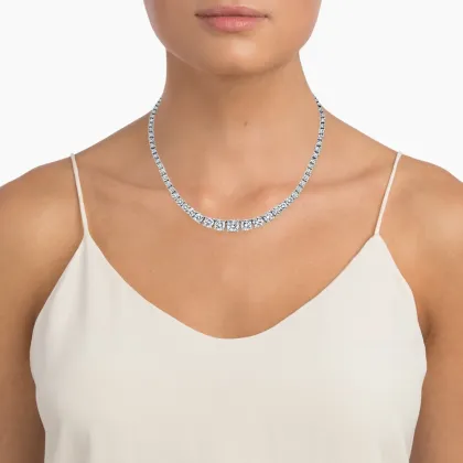 Elegant Lab Diamond Necklace by Tiffany & Co