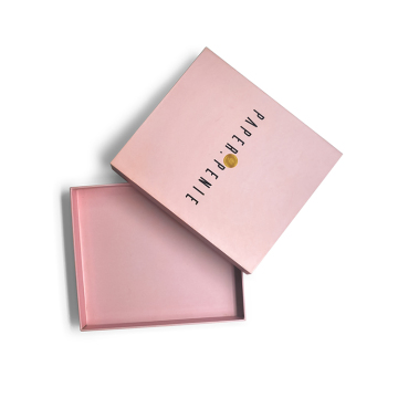 Pink Box for Planner - Carton Box Gift Notebooks A4 Art Paper Mixed Color Print Desain
