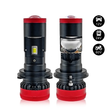 High Power 80W 13600Lm H4 Hi Lo LED Projector Lens for Car