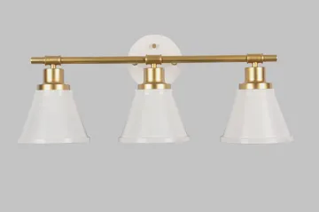 Modern Bathroom 3-light Gold Closet Vanity Light