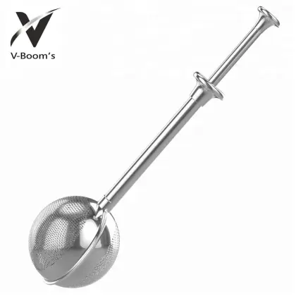 Round Stainless Steel Tea Steeper