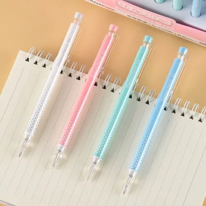 Student Retractable Pen and Mechanical Pencil - G-22580 0.5mm Diamond Propelling Pencil