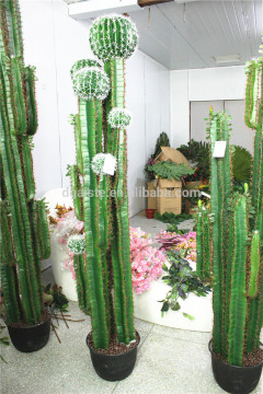 home garden deco mini outdoor 50~300cm tall green artificial cactus flower 1077-B-1 08 161384
