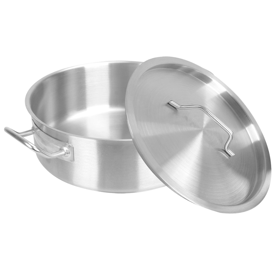 Stainless Steel Frying Pan with Composite Bottom