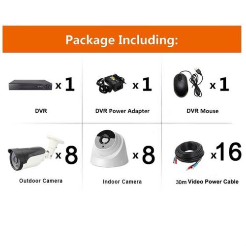 16chs 2.0MP Security Real Surveillance Alarm DVR Systems