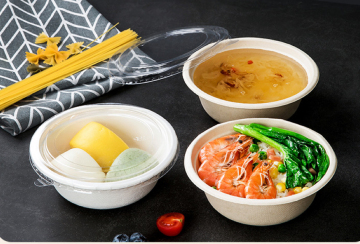Biodegradable tableware Sugarcane Bagasse Round Bowl