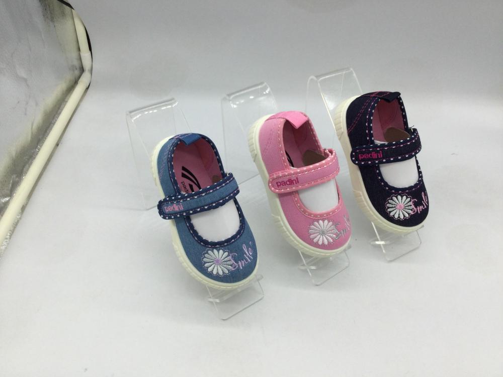 Mädchen-Säuglingsschuh-Leinwand-Baby-beiläufiger Schuh