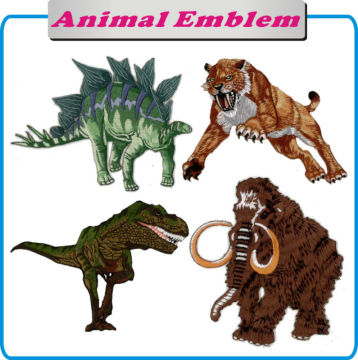 Embroidery Patches Iron-on PVC Wild Animal Designs for Decoration or Promotion Patch Emblem Badge Label Crest Insignia