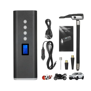 150PSI Car Air Compressor Inflator Pump Rechargeable Portable Auto Tire Inflator Compressor Digital Air Pump For Car Motorcycle